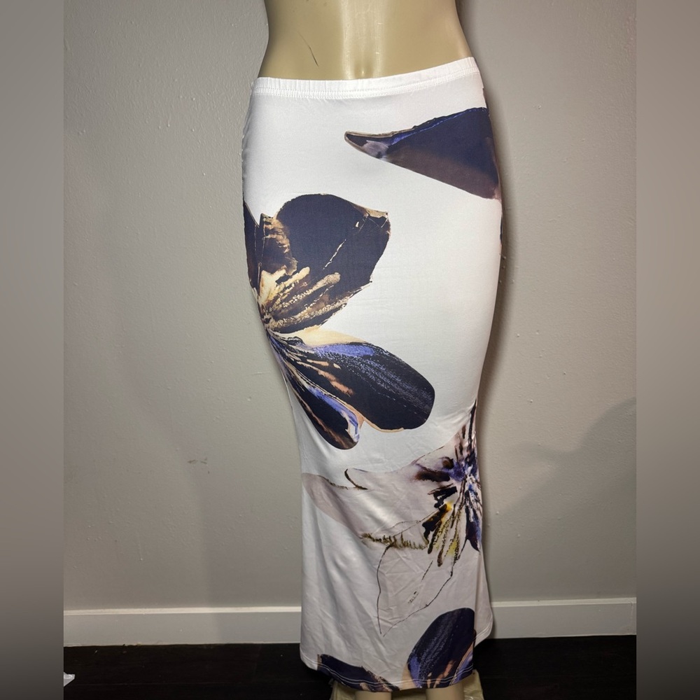 SHEIN Floral Maxi Skirt